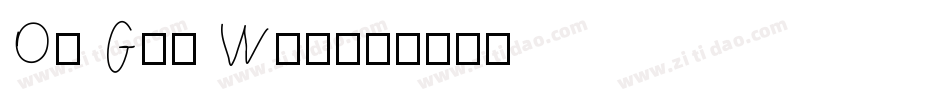 Oh God Why字体转换